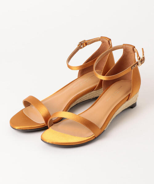 green label relaxing（グリーンレーベルリラクシング）の「◆FFC ジュート ウェッジ サンダル(4cmヒール)（サンダル・レディース・シルバー/ダークグリーン/イエロー/その他1/ブラック/ブラウン・24cm/22cm/24.5cm/23cm/23.5cm/22.5cm/25cm）」の5枚目の写真