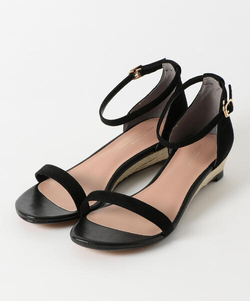 green label relaxing（グリーンレーベルリラクシング）の「◆FFC ジュート ウェッジ サンダル(4cmヒール)（サンダル・レディース・シルバー/ダークグリーン/イエロー/その他1/ブラック/ブラウン・24cm/22cm/24.5cm/23cm/23.5cm/22.5cm/25cm）」の2枚目の写真