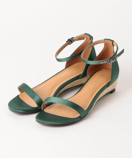 green label relaxing（グリーンレーベルリラクシング）の「◆FFC ジュート ウェッジ サンダル(4cmヒール)（サンダル・レディース・シルバー/ダークグリーン/イエロー/その他1/ブラック/ブラウン・24cm/22cm/24.5cm/23cm/23.5cm/22.5cm/25cm）」の4枚目の写真