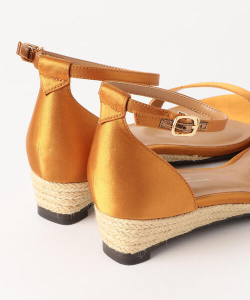 green label relaxing（グリーンレーベルリラクシング）の「◆FFC ジュート ウェッジ サンダル(4cmヒール)（サンダル・レディース・シルバー/ダークグリーン/イエロー/その他1/ブラック/ブラウン・24cm/22cm/24.5cm/23cm/23.5cm/22.5cm/25cm）」の7枚目の写真