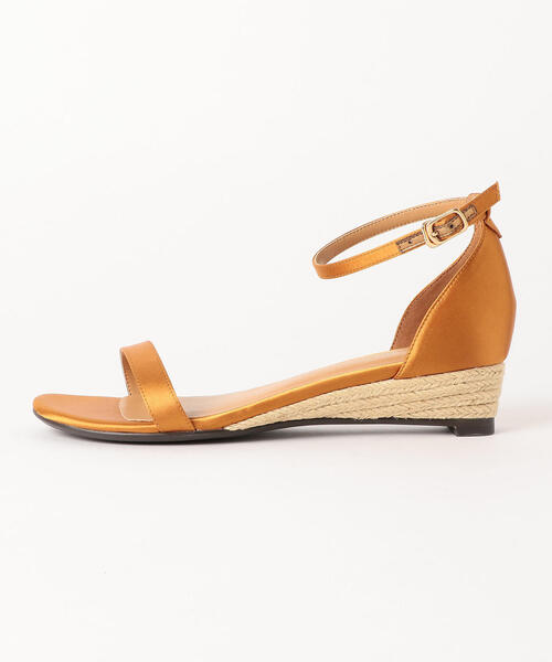 green label relaxing（グリーンレーベルリラクシング）の「◆FFC ジュート ウェッジ サンダル(4cmヒール)（サンダル・レディース・シルバー/ダークグリーン/イエロー/その他1/ブラック/ブラウン・24cm/22cm/24.5cm/23cm/23.5cm/22.5cm/25cm）」の8枚目の写真