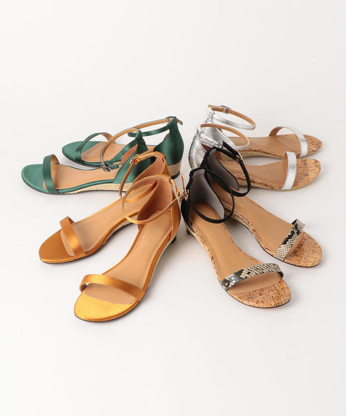 green label relaxing（グリーンレーベルリラクシング）の「◆FFC ジュート ウェッジ サンダル(4cmヒール)（サンダル・レディース・シルバー/ダークグリーン/イエロー/その他1/ブラック/ブラウン・24cm/22cm/24.5cm/23cm/23.5cm/22.5cm/25cm）」の12枚目の写真