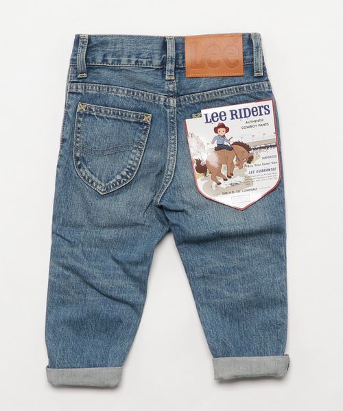 Lee（リー）の「Lee/リー BABY TAPERED ベイビー テーパードパンツ LK6231（デニムパンツ・キッズ・ダークインディゴブルー/インディゴブルー・100/90）」の12枚目の写真