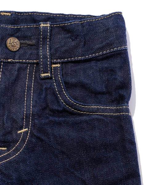 Lee（リー）の「Lee/リー BABY TAPERED ベイビー テーパードパンツ LK6231（デニムパンツ・キッズ・ダークインディゴブルー/インディゴブルー・100/90）」の4枚目の写真