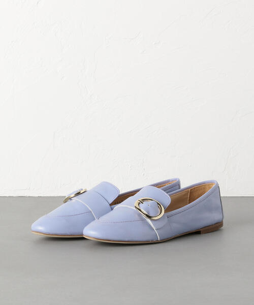 ODETTE E ODILE(オデットエオディール)の「OD PASCUCCI Oval FLT(ローファー・レディース・シルバー/ブラック/ライラック・36/37/38/35)」の1枚目の写真