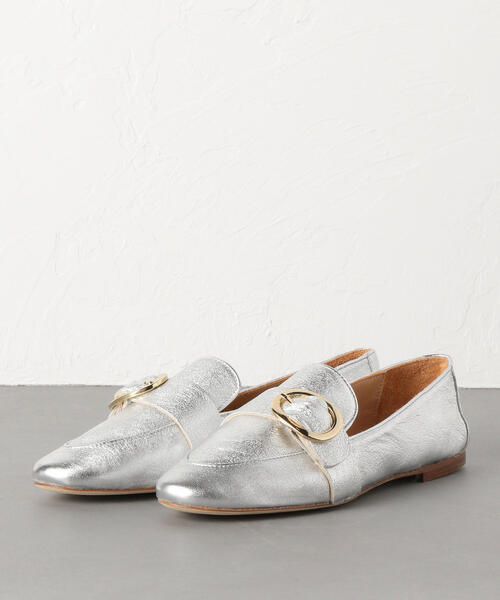 ODETTE E ODILE(オデットエオディール)の「OD PASCUCCI Oval FLT(ローファー・レディース・シルバー/ブラック/ライラック・36/37/38/35)」の3枚目の写真