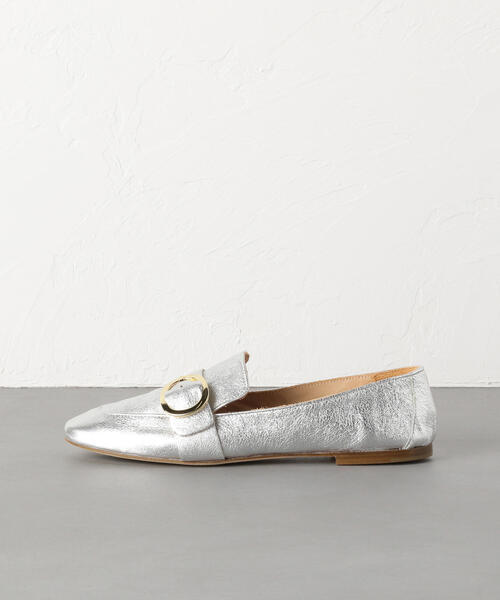 ODETTE E ODILE(オデットエオディール)の「OD PASCUCCI Oval FLT(ローファー・レディース・シルバー/ブラック/ライラック・36/37/38/35)」の5枚目の写真