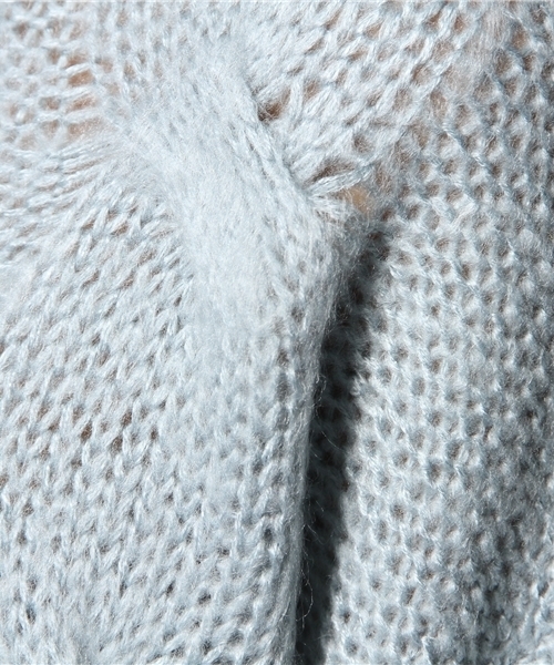 Chico（チコ）の「ケーブルニット（ニット/セーター・レディース・ネイビー/ブルー/ピンクベージュ/ホワイト・FREE）」の10枚目の写真