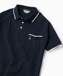 MUNSINGWEAR: 別注 MADE IN USA 60'S 復刻 ライン ポロシャツ 19SS