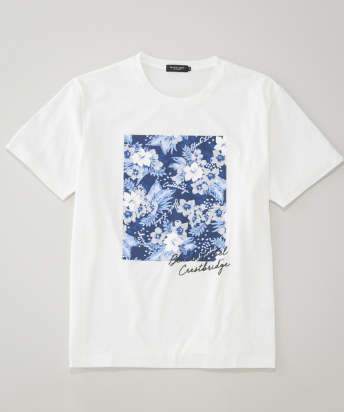 BLACK LABEL CRESTBRIDGE（ブラックレーベル・クレストブリッジ）の「アロハボックスプリントT（Tシャツ/カットソー・メンズ・ライトグレー/ネイビー/レッド/オフホワイト・MEDIUM/LARGE）」の8枚目の写真