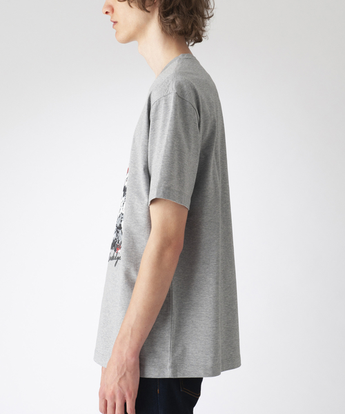 BLACK LABEL CRESTBRIDGE（ブラックレーベル・クレストブリッジ）の「アロハボックスプリントT（Tシャツ/カットソー・メンズ・ライトグレー/ネイビー/レッド/オフホワイト・MEDIUM/LARGE）」の9枚目の写真