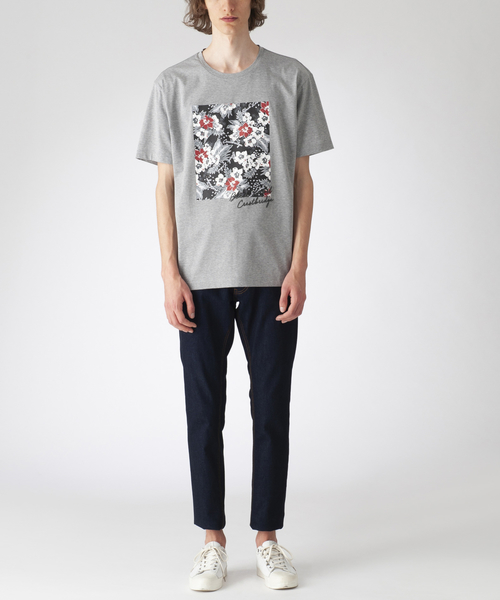 BLACK LABEL CRESTBRIDGE（ブラックレーベル・クレストブリッジ）の「アロハボックスプリントT（Tシャツ/カットソー・メンズ・ライトグレー/ネイビー/レッド/オフホワイト・MEDIUM/LARGE）」の11枚目の写真