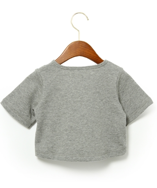 green label relaxing（グリーンレーベルリラクシング）の「ミニウラケ ショートプルオーバー ◆（Tシャツ/カットソー・キッズ・グレー/ロイヤルブルー・S/105/M/115/XS/95/L/125）」の3枚目の写真