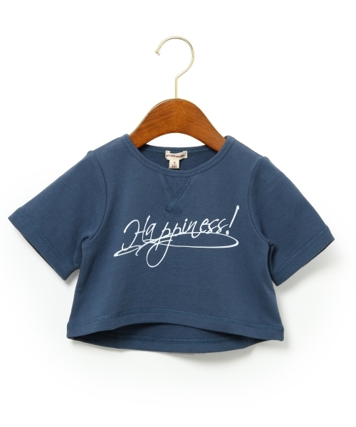 green label relaxing（グリーンレーベルリラクシング）の「ミニウラケ ショートプルオーバー ◆（Tシャツ/カットソー・キッズ・グレー/ロイヤルブルー・S/105/M/115/XS/95/L/125）」の9枚目の写真