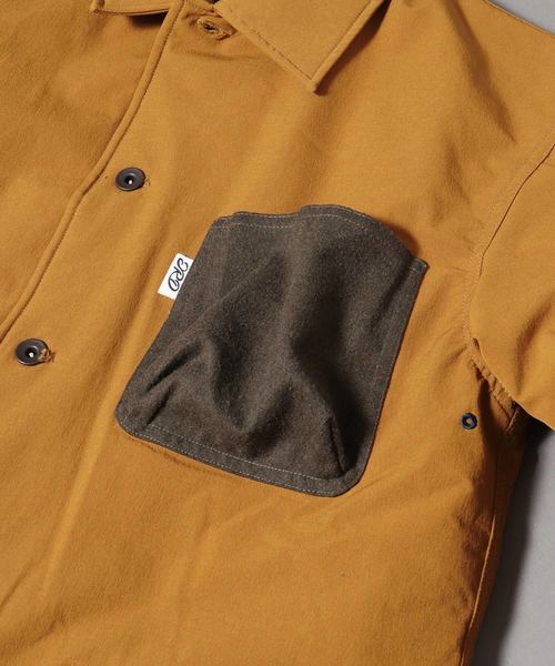 JRD by JARLD（ジェイアールディーバイジャールド）の「【JRD by JARLD】撥水ストレッチ中綿カバーオール（カバーオール・メンズ・チャコールグレー/キャメル・S/M/L）」の13枚目の写真