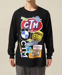 CHINA TOWN MARKET / チャイナタウンマーケット Logo Collage L/S Tee