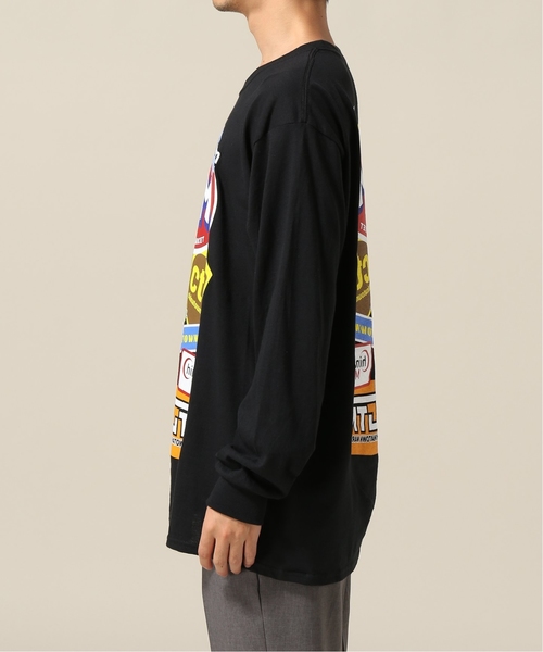 WISM（ウィズム）の「CHINA TOWN MARKET / チャイナタウンマーケット Logo Collage L/S Tee（Tシャツ/カットソー・メンズ・ブラック/ホワイト・MEDIUM/LARGE/X-LARGE）」の11枚目の写真