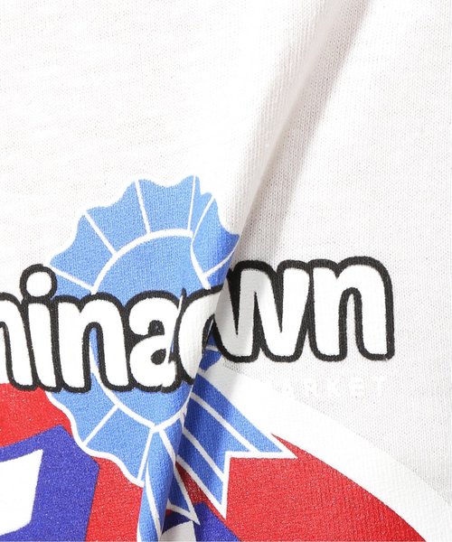 WISM（ウィズム）の「CHINA TOWN MARKET / チャイナタウンマーケット Logo Collage L/S Tee（Tシャツ/カットソー・メンズ・ブラック/ホワイト・MEDIUM/LARGE/X-LARGE）」の9枚目の写真