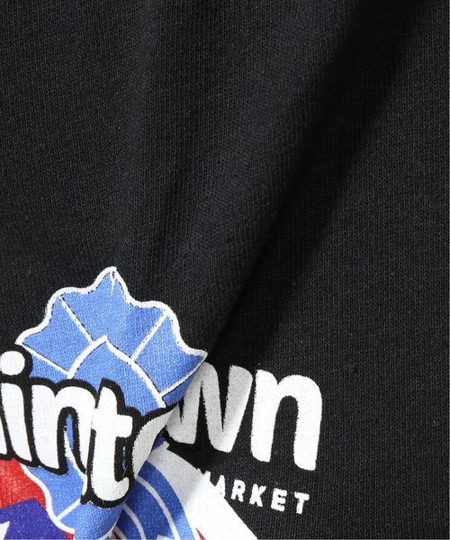 WISM（ウィズム）の「CHINA TOWN MARKET / チャイナタウンマーケット Logo Collage L/S Tee（Tシャツ/カットソー・メンズ・ブラック/ホワイト・MEDIUM/LARGE/X-LARGE）」の10枚目の写真