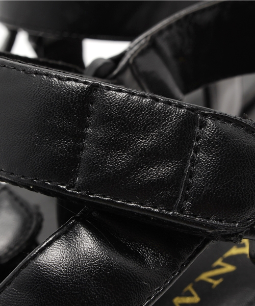 WEGO（ウィゴー）の「WEGO/厚底スポーツサンダル（サンダル・レディース・ホワイト/ブラック・23.5/24.5）」の5枚目の写真