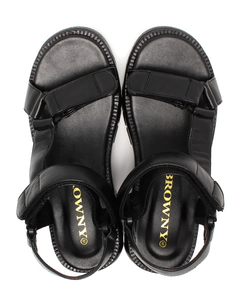 WEGO（ウィゴー）の「WEGO/厚底スポーツサンダル（サンダル・レディース・ホワイト/ブラック・23.5/24.5）」の6枚目の写真