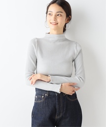 HANES リブハイネックカットソー