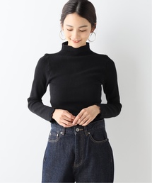 HANES リブハイネックカットソー