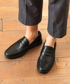 カーボンクロス綾織柄ローファー（ローファー）｜MICHEL KLEIN HOMME