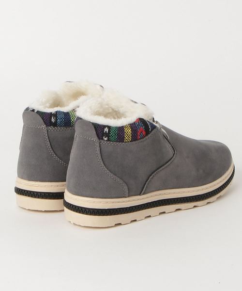 AAA+（サンエープラス）の「AAA+ / ふわふわボアが暖かいダブルジップムートンブーツ(2381)（ブーツ・レディース・ブラック/ネイビー/ブラウン/グレー/ベージュ/ダークブラウン/カーキ・38/39/41/42/43/36/37/44/46/40/45）」の8枚目の写真