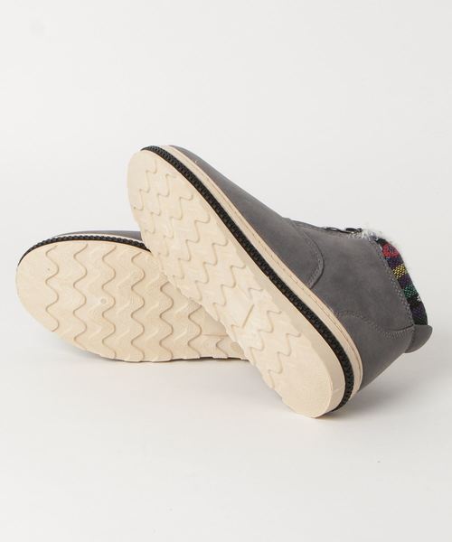 AAA+（サンエープラス）の「AAA+ / ふわふわボアが暖かいダブルジップムートンブーツ(2381)（ブーツ・レディース・ブラック/ネイビー/ブラウン/グレー/ベージュ/ダークブラウン/カーキ・38/39/41/42/43/36/37/44/46/40/45）」の9枚目の写真