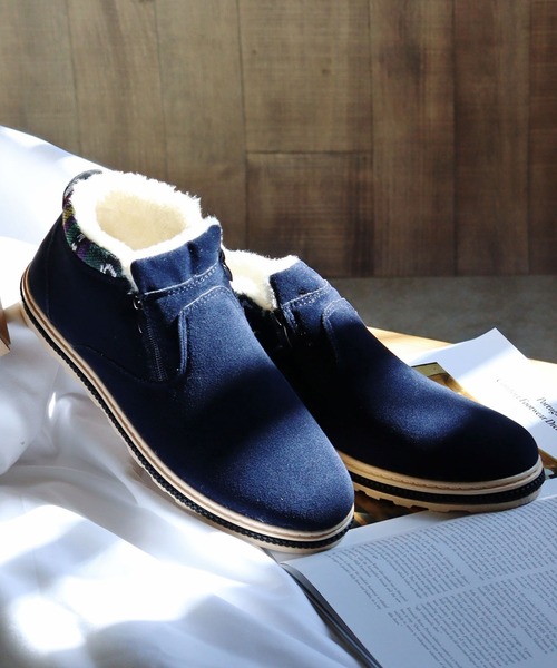 AAA+（サンエープラス）の「AAA+ / ふわふわボアが暖かいダブルジップムートンブーツ(2381)（ブーツ・レディース・ブラック/ネイビー/ブラウン/グレー/ベージュ/ダークブラウン/カーキ・38/39/41/42/43/36/37/44/46/40/45）」の7枚目の写真