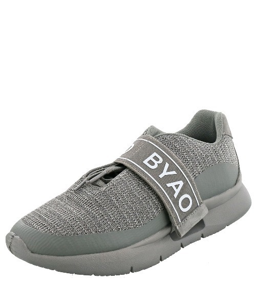 byあしながおじさん（バイアシナガオジサン）の「〈ｂｙあしながおじさん〉2WAYスリッポンスニーカー（スニーカー・レディース・ホワイト/ブラック/グレー・22.5cm/23.5cm/24.5cm/23.0cm/24.0cm）」の4枚目の写真