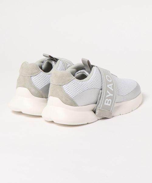 byあしながおじさん（バイアシナガオジサン）の「〈ｂｙあしながおじさん〉2WAYスリッポンスニーカー（スニーカー・レディース・ホワイト/ブラック/グレー・22.5cm/23.5cm/24.5cm/23.0cm/24.0cm）」の7枚目の写真