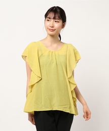 SOVRA/フリルブラウス