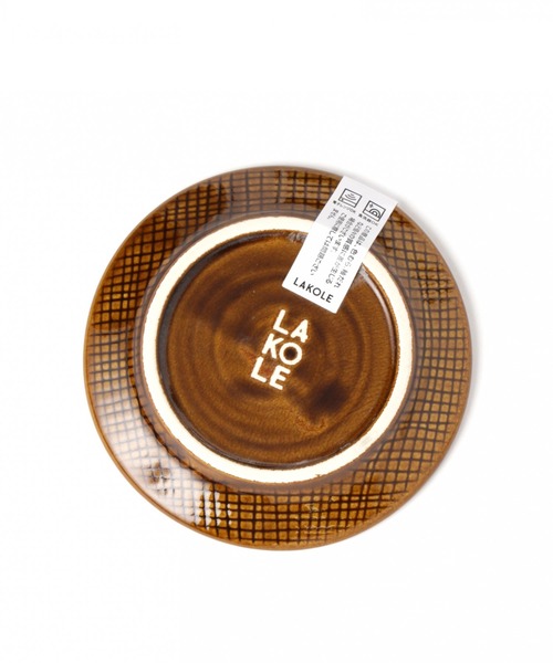 LAKOLE（ラコレ）の「華蝶扇プレート(SS) / LAKOLE（食器・レディース・ホワイト/ネイビー/ブラウン/イエロー/ブルー・FREE）」の7枚目の写真