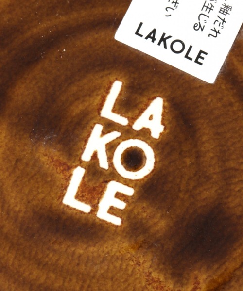 LAKOLE（ラコレ）の「華蝶扇プレート(SS) / LAKOLE（食器・レディース・ホワイト/ネイビー/ブラウン/イエロー/ブルー・FREE）」の9枚目の写真