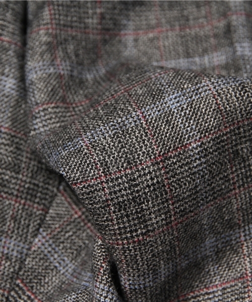 SHIPS for women（シップスフォーウィメン）の「★★ウールグレンチェック 9レングス パンツ（その他パンツ・レディース・カーキ/チャコールグレー・38/40/36）」の11枚目の写真