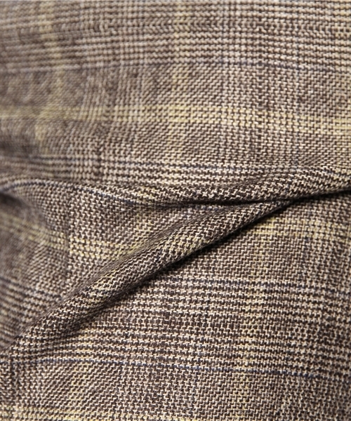 SHIPS for women（シップスフォーウィメン）の「★★ウールグレンチェック 9レングス パンツ（その他パンツ・レディース・カーキ/チャコールグレー・38/40/36）」の12枚目の写真