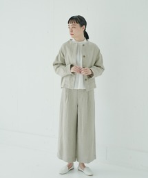 PUAL CE CIN | 【Kanocoさん着用】タックワイドパンツ(その他パンツ)