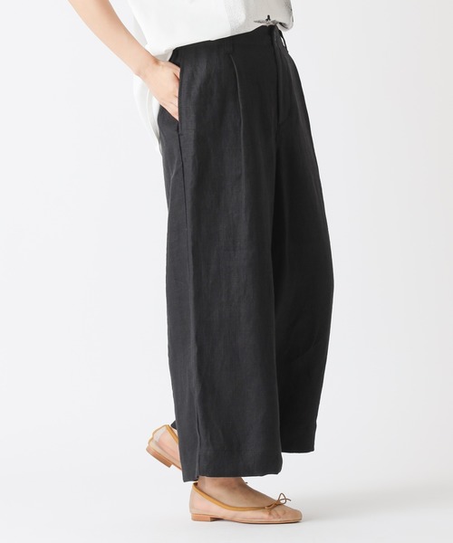 PUAL CE CIN（ピュアルセシン）の「【Kanocoさん着用】タックワイドパンツ（その他パンツ・レディース・ナチュラル/ブラック・FREE）」の19枚目の写真