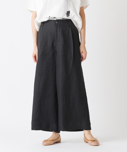 PUAL CE CIN（ピュアルセシン）の「【Kanocoさん着用】タックワイドパンツ（その他パンツ・レディース・ナチュラル/ブラック・FREE）」の20枚目の写真