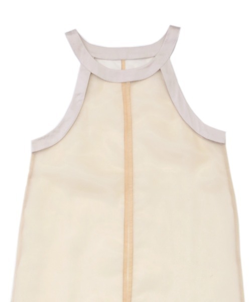 select MOCA（セレクトモカ）の「シアーラウンドスリーブワンピース　　センターラインシースルーワンピース　　シアーワンピース（ワンピース・レディース・ブラック/オレンジ/ライトグリーン/アイボリー・FREE）」の12枚目の写真