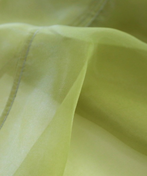 select MOCA（セレクトモカ）の「シアーラウンドスリーブワンピース　　センターラインシースルーワンピース　　シアーワンピース（ワンピース・レディース・ブラック/オレンジ/ライトグリーン/アイボリー・FREE）」の14枚目の写真