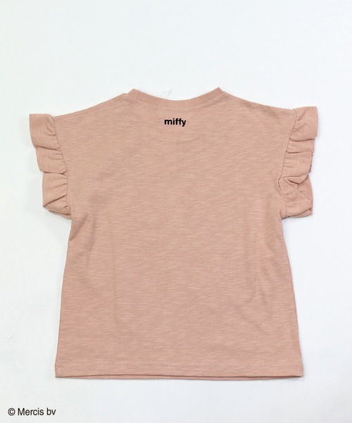 Miffy( ミッフィー)の「【JAM&LINK限定】miffy/ ミッフィー フリル袖Tシャツ(Tシャツ/カットソー・キッズ・ライトピンク/オフホワイト/ミント/ブラック/ライラック/スモークピンク/ホワイト・110cm/120cm/90cm/130cm/140cm/100cm)」の12枚目の写真