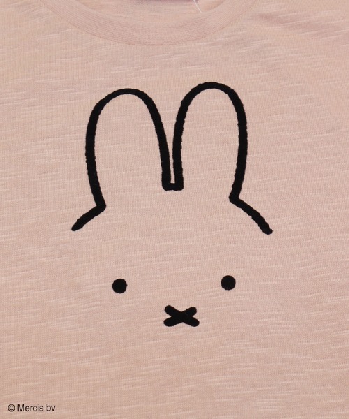 Miffy( ミッフィー)の「【JAM&LINK限定】miffy/ ミッフィー フリル袖Tシャツ(Tシャツ/カットソー・キッズ・ライトピンク/オフホワイト/ミント/ブラック/ライラック/スモークピンク/ホワイト・110cm/120cm/90cm/130cm/140cm/100cm)」の14枚目の写真