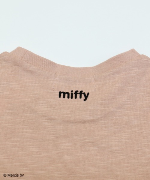 Miffy( ミッフィー)の「【JAM&LINK限定】miffy/ ミッフィー フリル袖Tシャツ(Tシャツ/カットソー・キッズ・ライトピンク/オフホワイト/ミント/ブラック/ライラック/スモークピンク/ホワイト・110cm/120cm/90cm/130cm/140cm/100cm)」の15枚目の写真