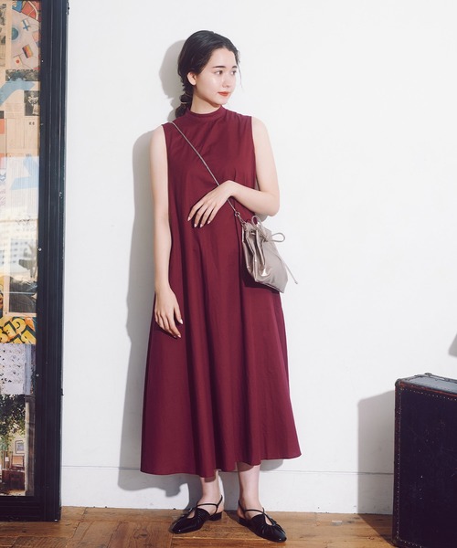 ワンピース コットン ワンピース テント ライン Airi Kato Kato Airi Tina Mimi Toujours ワンピース Mimi Toujours ミミトゥジュール のファッション