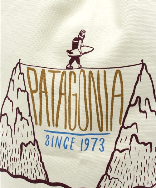 BEAMS BOY（ビームスボーイ）の「Patagonia / CANVAS BAG（トートバッグ・レディース・ブラウン/ブルー・ONE SIZE）」の7枚目の写真