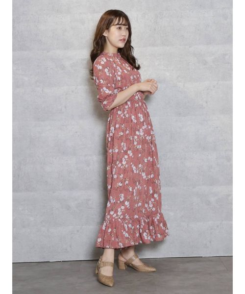 dazzlin（ダズリン）の「ミニフラワーフリルワンピース（ワンピース・レディース・オフホワイト/ピンク/グリーン・FREE）」の9枚目の写真