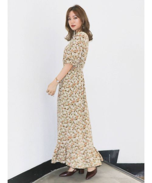 dazzlin（ダズリン）の「ミニフラワーフリルワンピース（ワンピース・レディース・オフホワイト/ピンク/グリーン・FREE）」の11枚目の写真